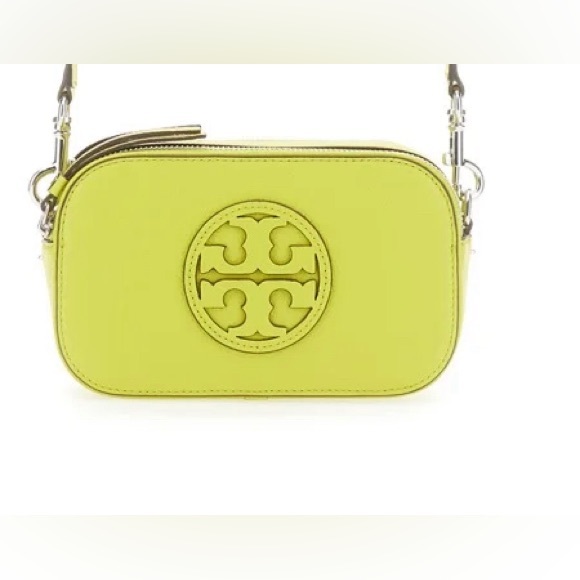 🔥 NWT Tory Burch Mini Miller Crossbody Bag Island Chartreuse RARE COLOR - Picture 11 of 11